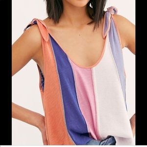Free people carousel stripe tank